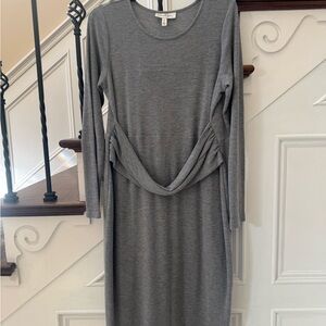 Jessica Simpson Charcoal Long Sleeve Dress
